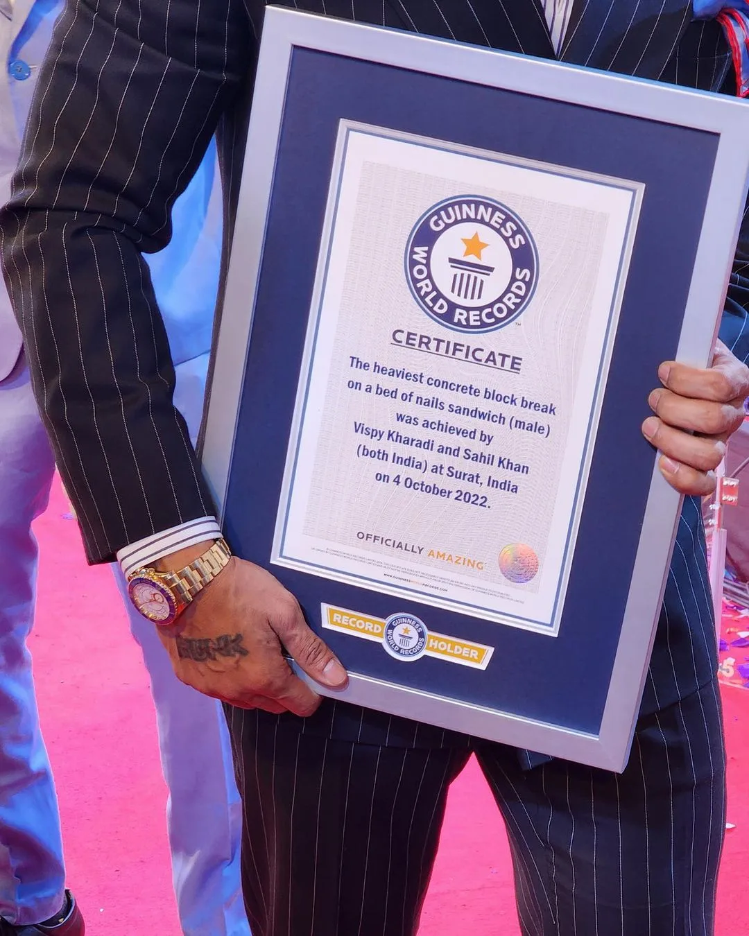 Sahil Khan World Record