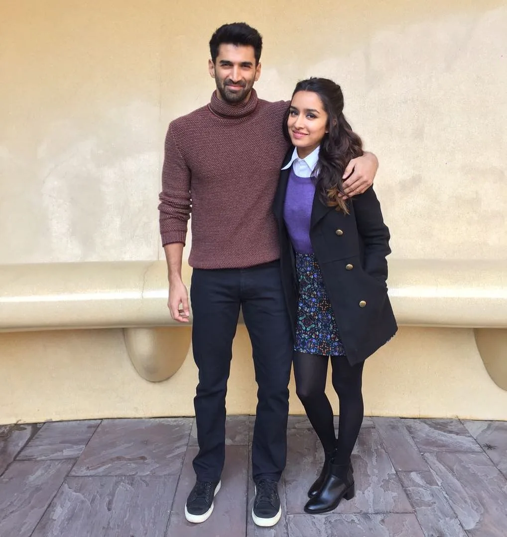 Shraddha Kapoor with rumored boyfriend Aditya Roy Kapur